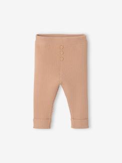 Bebé 0-36 meses-Calças, jeans-Leggings em tricot, para bebé
