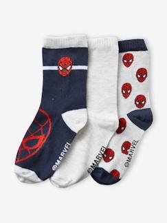 -Lote de 3 pares de meias Homem-Aranha, da Marvel®