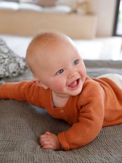 Bebé 0-36 meses-Camisolas, casacos de malha, sweats-Casaco em algodão, para bebé