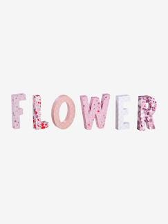 Têxtil-lar e Decoração-Decoração-Adereços de decoração-Palavra FLOWER em cartão