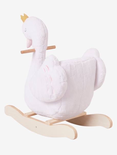 Cisne baloiço para bebé branco 
