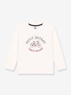 Menino 2-14 anos-T-shirts, polos-T-shirts-Camisola de mangas compridas, Petit Bateau