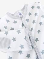 Pijama de bebé às estrelas, da Petit Bateau branco 