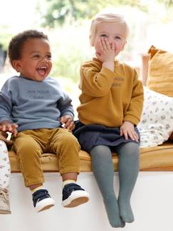 Bebé 0-36 meses-Camisolas, casacos de malha, sweats-Sweat em moletão, personalizável, para bebé