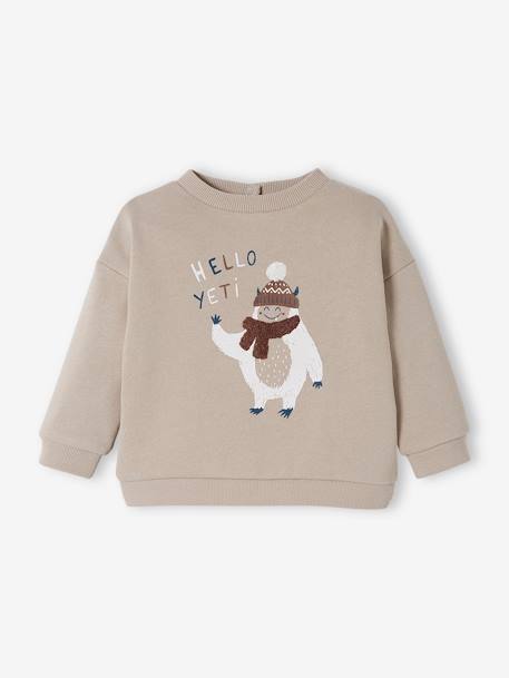 Conjunto de 3 peças, sweat + calças + chapéu tipo bob, para bebé cinzento 