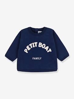 Bebé 0-36 meses-Camisolas, casacos de malha, sweats-Sweatshirts -Sweatshirt para bebé, em algodão bio, Petit Bateau