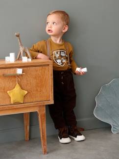 Bebé 0-36 meses-Calças, jeans-Calças em bombazina, para bebé
