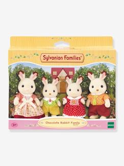 Brinquedos-Jogos de imaginação-Família dos coelhos chocolate, da SYLVANIAN FAMILIES