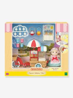 Brinquedos-Jogos de imaginação- Bonecos, planetas, pequenos heróis e animais-A mamã ovelha e o seu carrinho de pipocas, da SYLVANIAN FAMILIES
