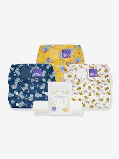 Puericultura-Higiene do bebé-Fraldas e toalhetes-Miosolo pack de 3 fraldas reutilizáveis, da BAMBINO MIO