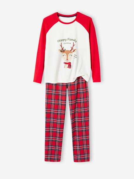 Pijama especial Natal, para gravidez e amamentação, coleção cápsula família cru 