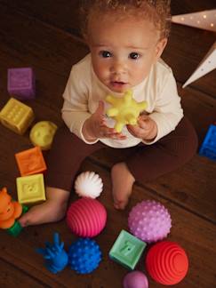Brinquedos-Primeira idade-Caixa de 20 peças sensoriais, da INFANTINO