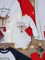 Body de Natal, de mangas compridas, para bebé, coleção cápsula família cru 