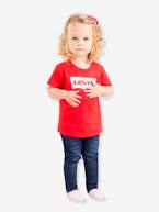 T-shirt para bebé, Batwing da Levi's branco+marinho+vermelho 