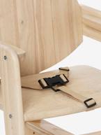 Cadeira alta evolutiva Woody 2, da VERTBAUDET madeira 