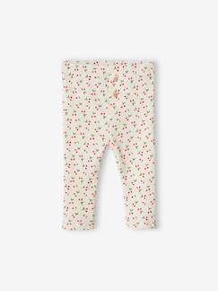 Bebé 0-36 meses-Calças, jeans-Leggings em malha canelada, para bebé