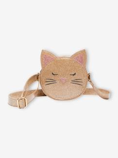 Menina 2-14 anos-Acessórios-Mochilas, bolsas-Carteira redonda e brilhante, em forma de gato, para menina