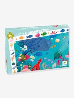Brinquedos-Jogos educativos-Puzzle de observação Aquático, da DJECO