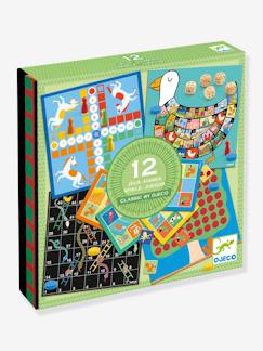 Brinquedos-Jogos de sociedade-Caixa de jogos, Classic box 4+, da DJECO
