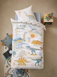 Têxtil-lar e Decoração-Roupa de cama criança-Capas de edredon-Conjunto de criança, Jurassic Camp