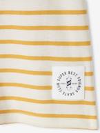 T-shirt de mangas curtas, estilo marinheiro, para menino AZUL VIVO AS RISCAS+azul-azure+riscas amarelas+riscas vermelho+VERDE MEDIO AS RISCAS 