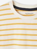 T-shirt de mangas curtas, estilo marinheiro, para menino AZUL VIVO AS RISCAS+azul-azure+riscas amarelas+riscas vermelho+VERDE MEDIO AS RISCAS 