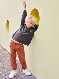 Menino 2-14 anos-Calças-Calças à militar, modelo de enfiar, para menino