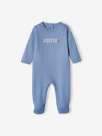 Lote de 2 pijamas aventura, em interlock, para bebé menino azul-cambraia 