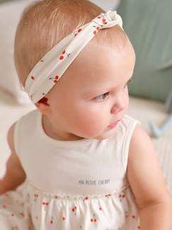 Bebé 0-36 meses-Vestidos, saias-Vestido e fita do cabelo a condizer, para bebé