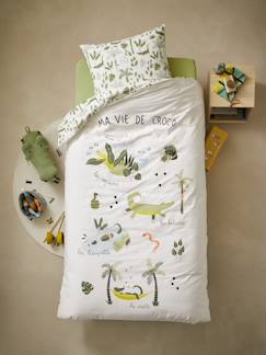 Têxtil-lar e Decoração-Roupa de cama criança-Conjunto capa de edredon + fronha de almofada, para criança, TREK