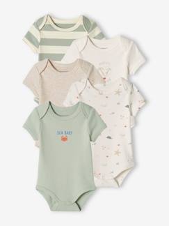 Bebé 0-36 meses-Bodies-Lote de 3 bodies praia, cavas americanas, para bebé