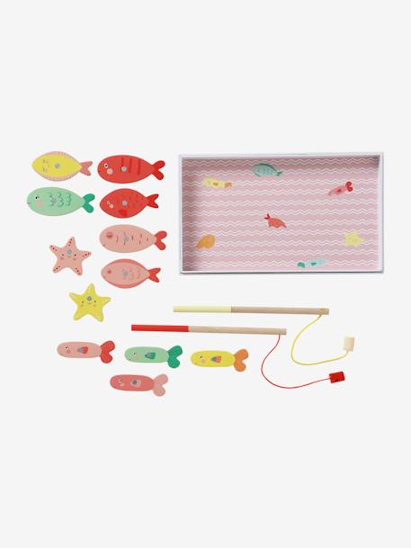 Pesca magnética multicolor+rosa 