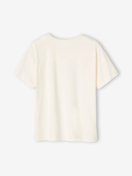 T-shirt com insetos, para menino branco 