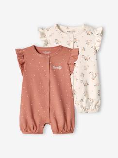 Bebé 0-36 meses-Pijamas, babygrows-Lote de 2 macacões lovely, para bebé
