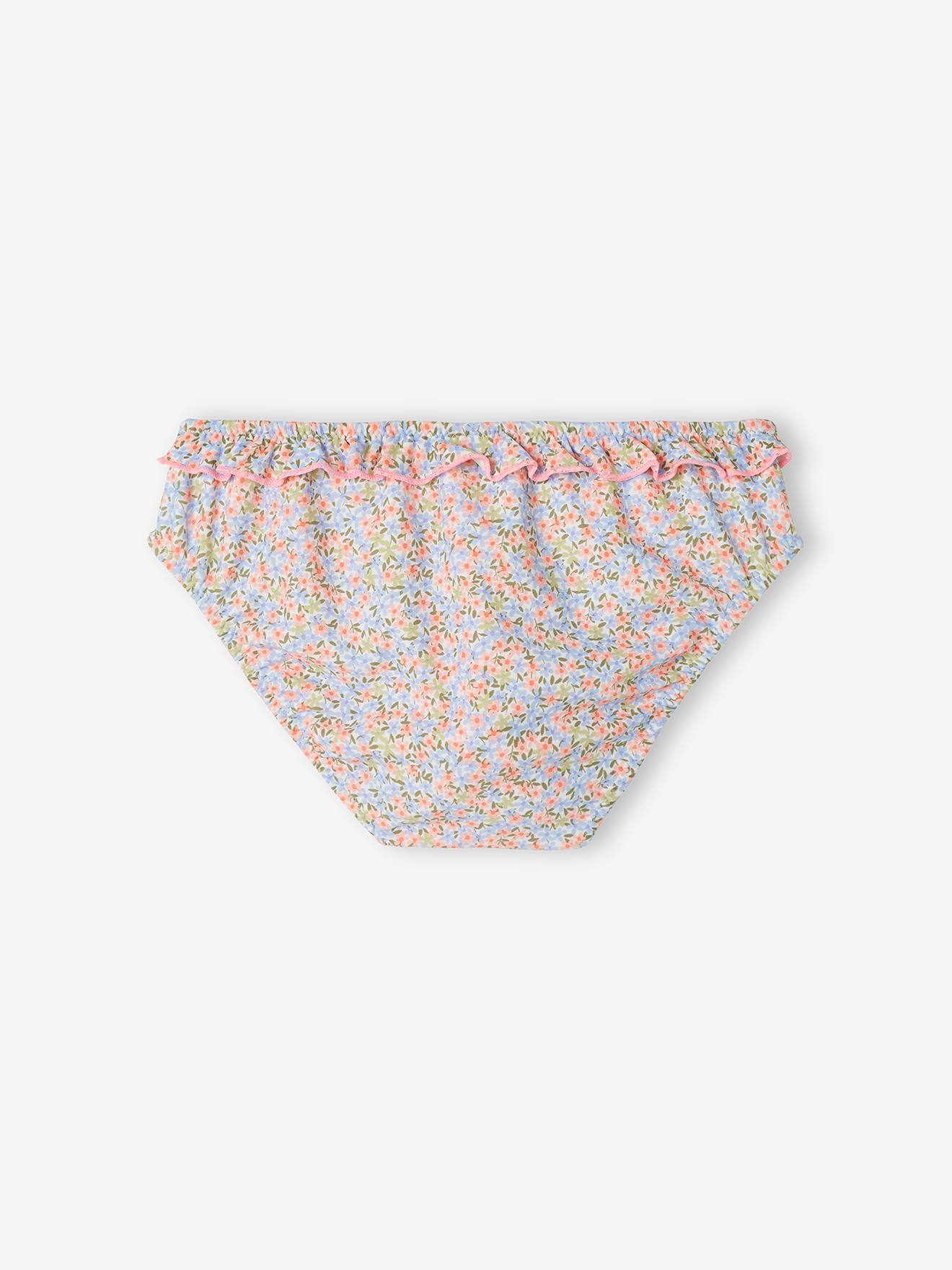 Cuecas de biquíni estampadas, para bebé menina-Bebé 0-36 meses-Vertbaudet