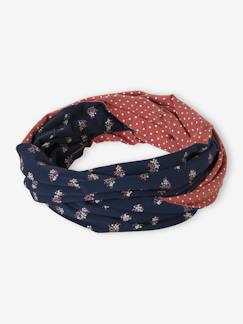 Menina 2-14 anos-Acessórios-Gola snood reversível, bouquets/bolas, para menina