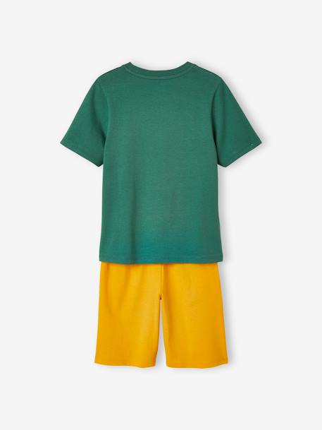 Pijama de 3 peças, tigre, para menino verde 