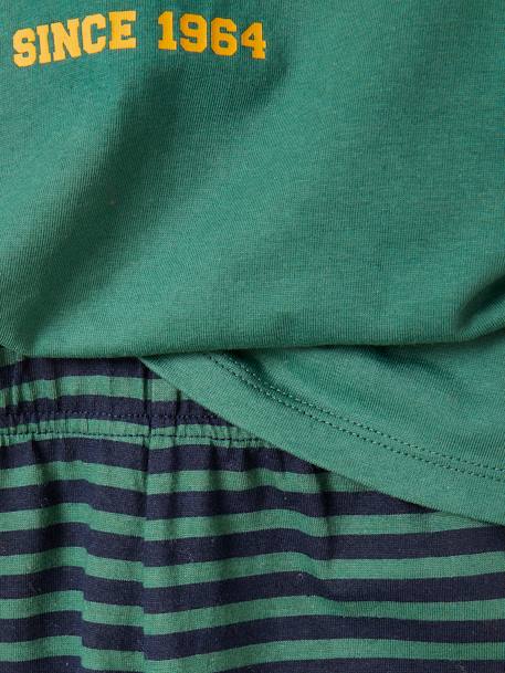 Pijama de 3 peças, tigre, para menino verde 