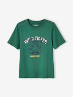 Pijama de 3 peças, tigre, para menino verde 