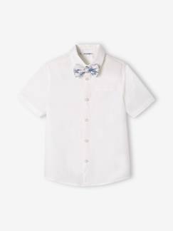 Menino 2-14 anos-Camisas-Conjunto especial cerimónia, com camisa e laço-papillon, para menino