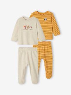 Bebé 0-36 meses-Pijamas, babygrows-Lote de 2 pijamas em jersey, para bebé menino