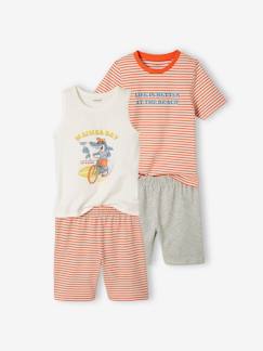 Menino 2-14 anos-Lote de 2 pijamas para menino