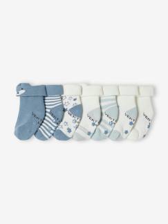 Bebé 0-36 meses-Meias, collants-Lote de 7 pares de meias, estrelas e raposa, para bebé