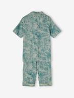 Pijama com estampado selva, para menino verde-salva 