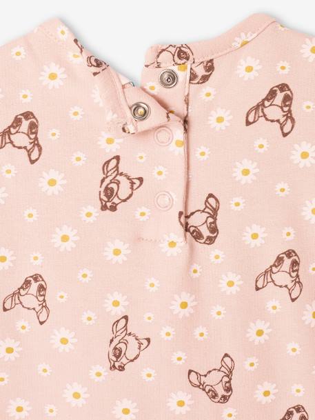 Conjunto de 2 peças Bambi® da Disney, macacão + fita de cabelo, para criança rosa-velho 