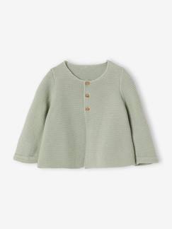 Bebé 0-36 meses-Camisolas, casacos de malha, sweats-Casacos-Casaco em algodão, para bebé