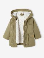 Parka 3 em 1 com casaco amovível, para bebé caqui 