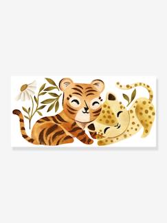 Têxtil-lar e Decoração-Decoração-Papel de parede, Autocolantes-Autocolantes XL Leopardo/Tigre, Felidae da LILIPINSO