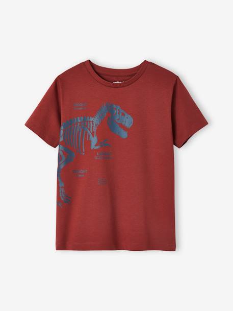 Lote de 3 t-shirts sortidas de mangas curtas, para menino bordeaux+CASTANHO MEDIO BICOLOR/MULTICO+lote amarelo+lote verde+lote vermelho+verde 