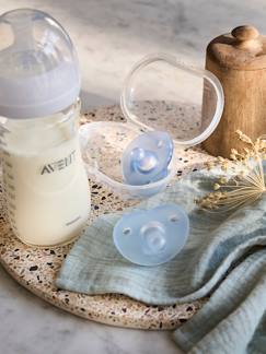 Puericultura-Alimentação Bebé-Lote de 2 chupetas para recém-nascido, Philips AVENT Soothie Coeur